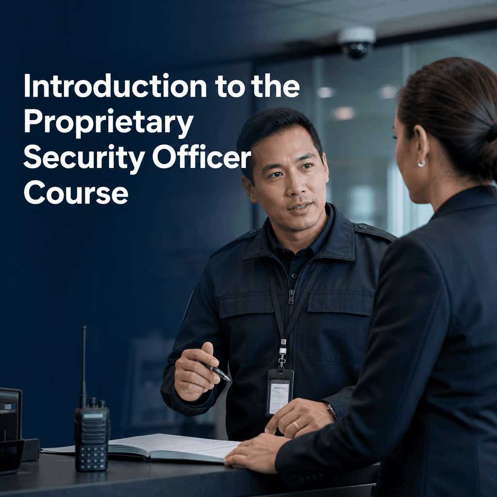Introduction to the Proprietary Security Officer Course