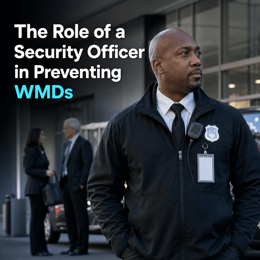 3B The Role of a Security Officer in Preventing WMDs