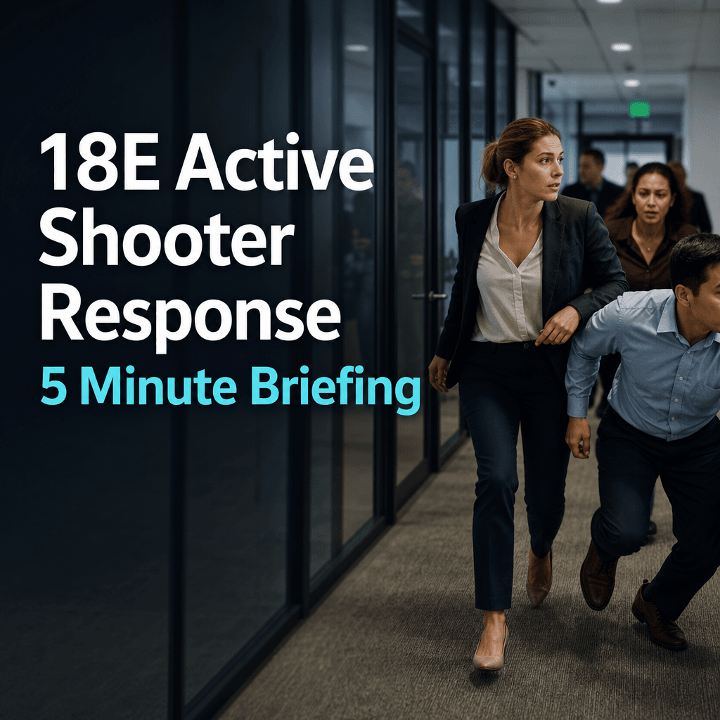 18E Active Shooter Response 5 Minute Briefing