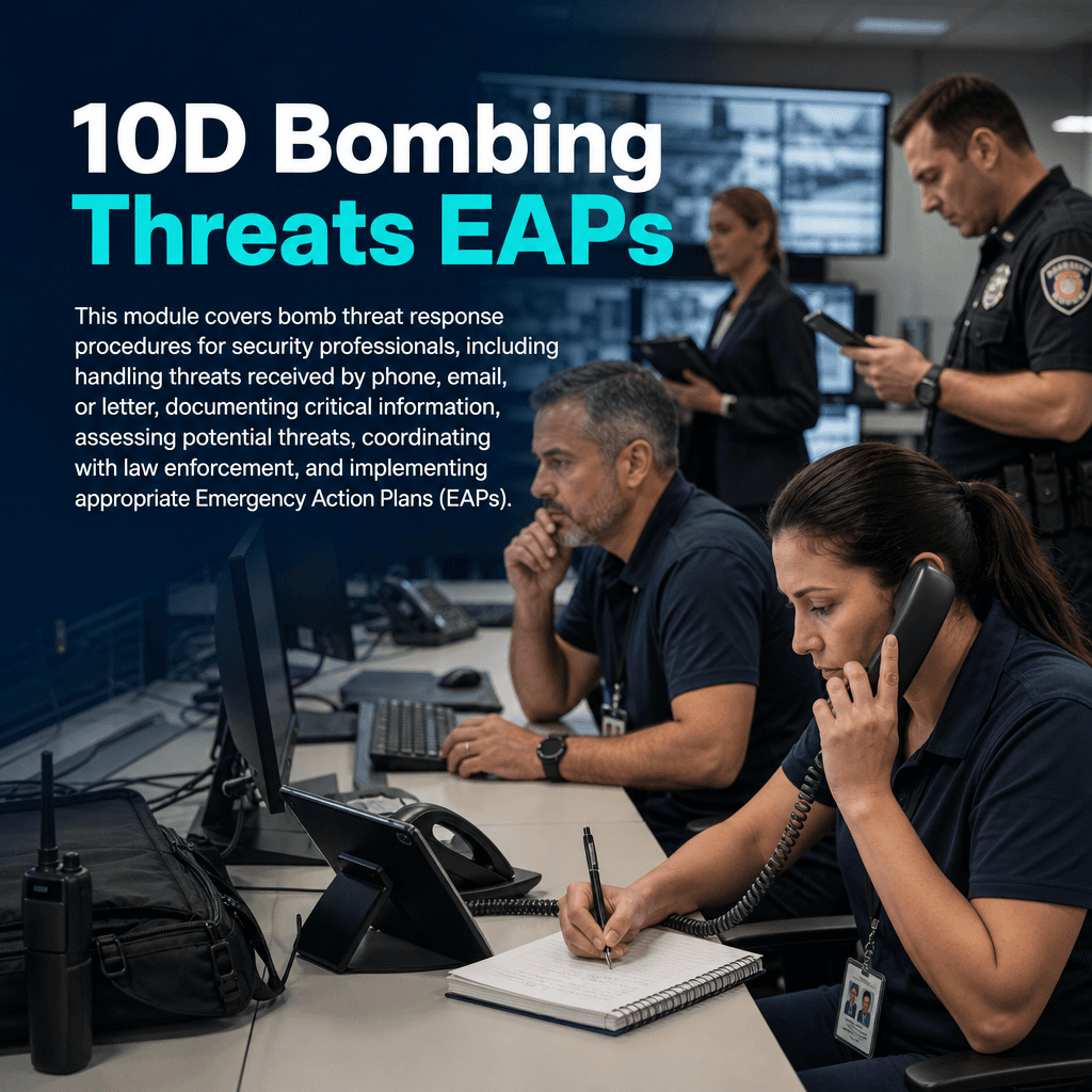 10D Bombing Threats EAPs